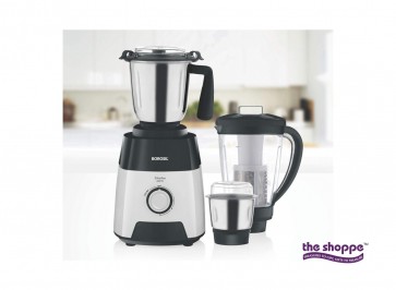 Borosil Silverline  600-Watt Juicer Mixer Grinder (Silver)