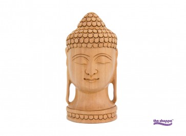 Wooden Buddha Head