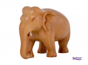 Wooden Elephant Plain Thick