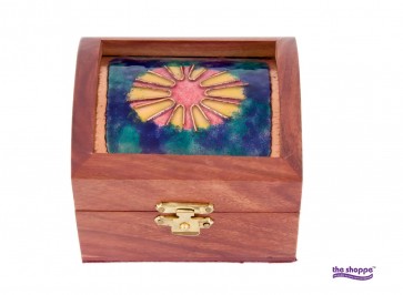 Sheesham Look Wooden Box with Painting