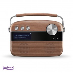 Saregama Carvaan Portable Digital Music Player (Oak Wood Brown) 