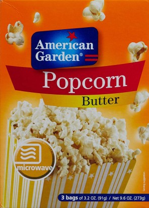 American Garden Butter Popcorn, 273g