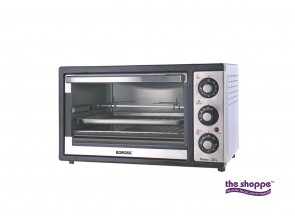 Borosil Prima 25 L OTG, with Motorised Rotisserie and Convection, 1500 W, 6 Stage Heating Function, Silver 