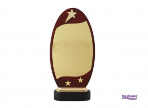 Wooden Base with Gold Shield and Stars VK 1131