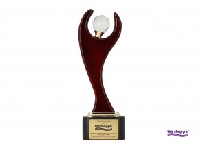Wooden Trophy with Crystal Tall VK 5065 B