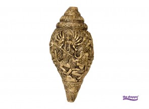 Shankh with Durga Carving
