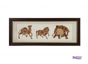 Laser Engraved Camel Wooden Frame