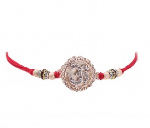 OM Designer Rakhi with American Diamond (69669/1)