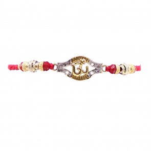 OM Designer Rakhi with American Diamond (69669/20)