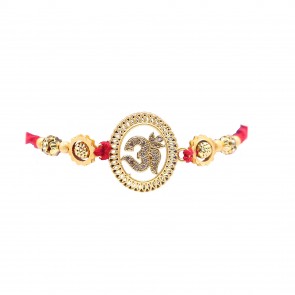 OM Designer Rakhi with American Diamond (69669/21)