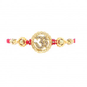 OM Designer Rakhi with American Diamond (69669/22)