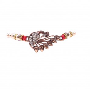 Traditional Peacock rakhi (206311/23)