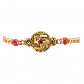 Swastik Rakahi with red diamond(24718/24)