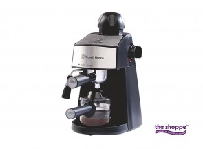 Russell Hobbs  800 W Espresso and Cappuccino Maker Machine, 240 ml (Black,RCM800E) 