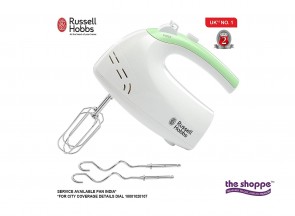Russell Hobbs 300W (Rated Power) 5 Speed Enabled Hand Mixer with 2 Hooks 