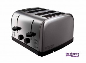 Russell Hobbs Futura 4-Slice Toaster 18790 - Stainless Steel Silver, 220V 