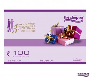₹ 100 Gift voucher