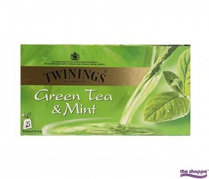 Twinings Green Tea and Mint, 25 Tea Bags 